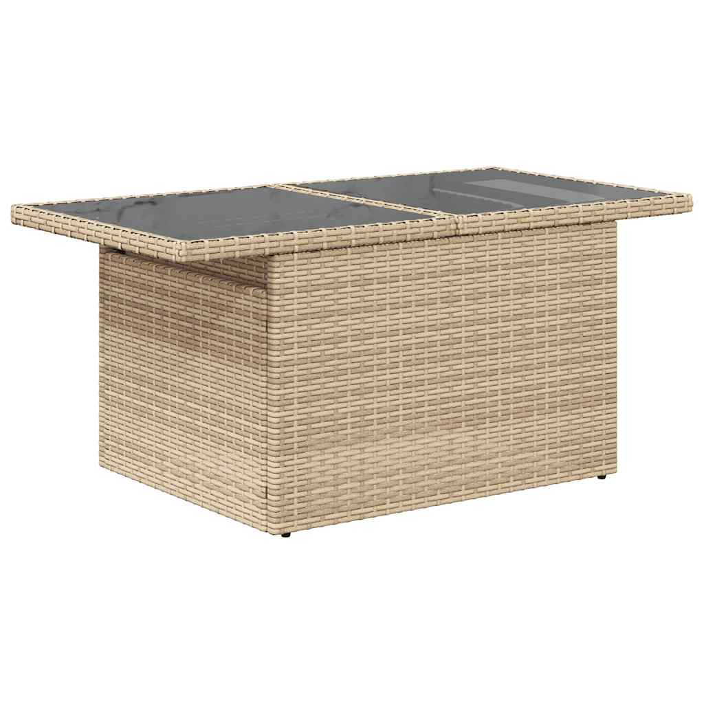 sofasæt til haven 8 dele med hynder polyrattan beige