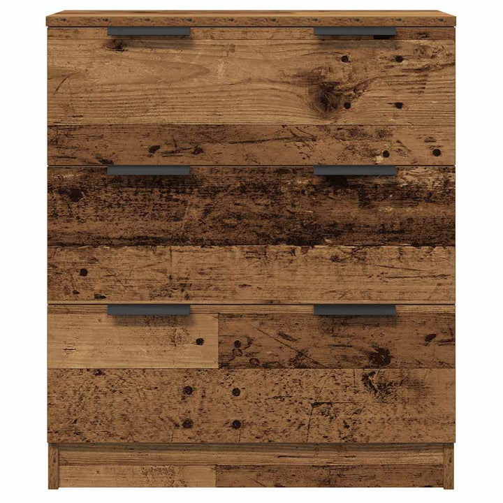 Skænke 3 stk Gammelt træ 60x30x70 cm Konstrueret træ