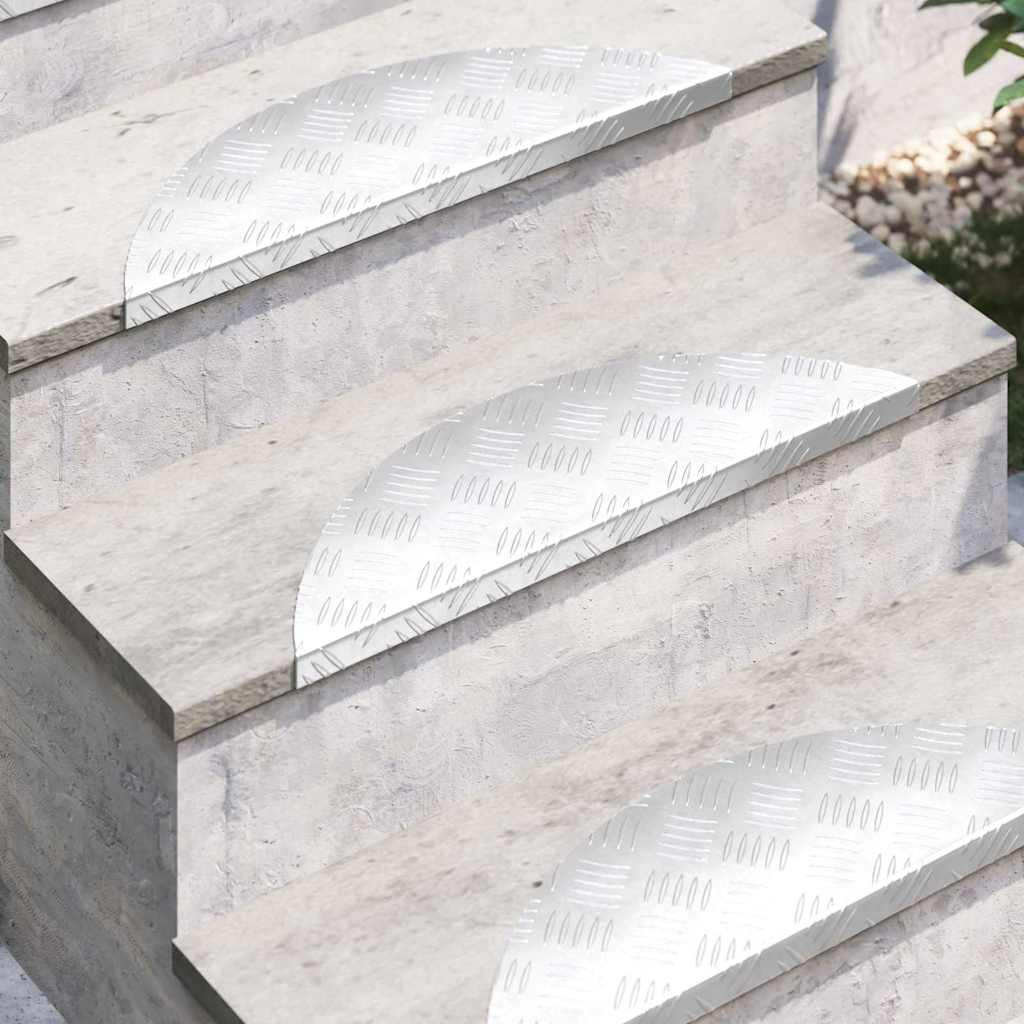 Checker plader 5 pcs Sølv 60 x 18 cm Aluminium