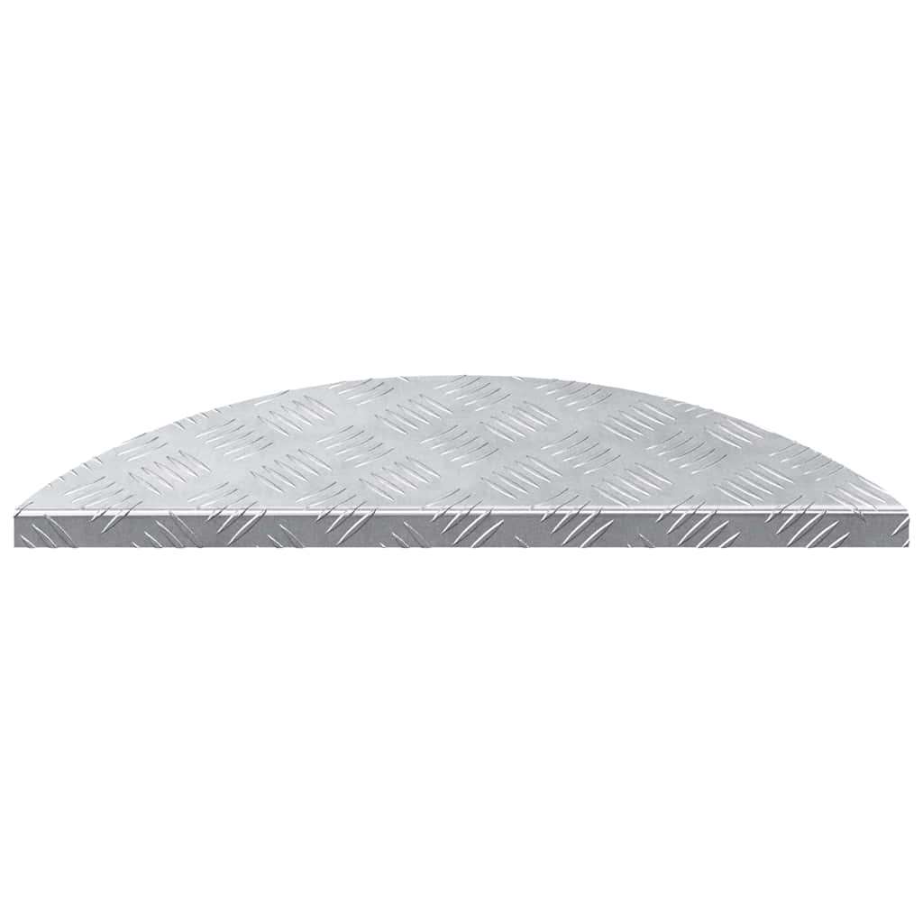 Checker plader 5 pcs Sølv 60 x 18 cm Aluminium