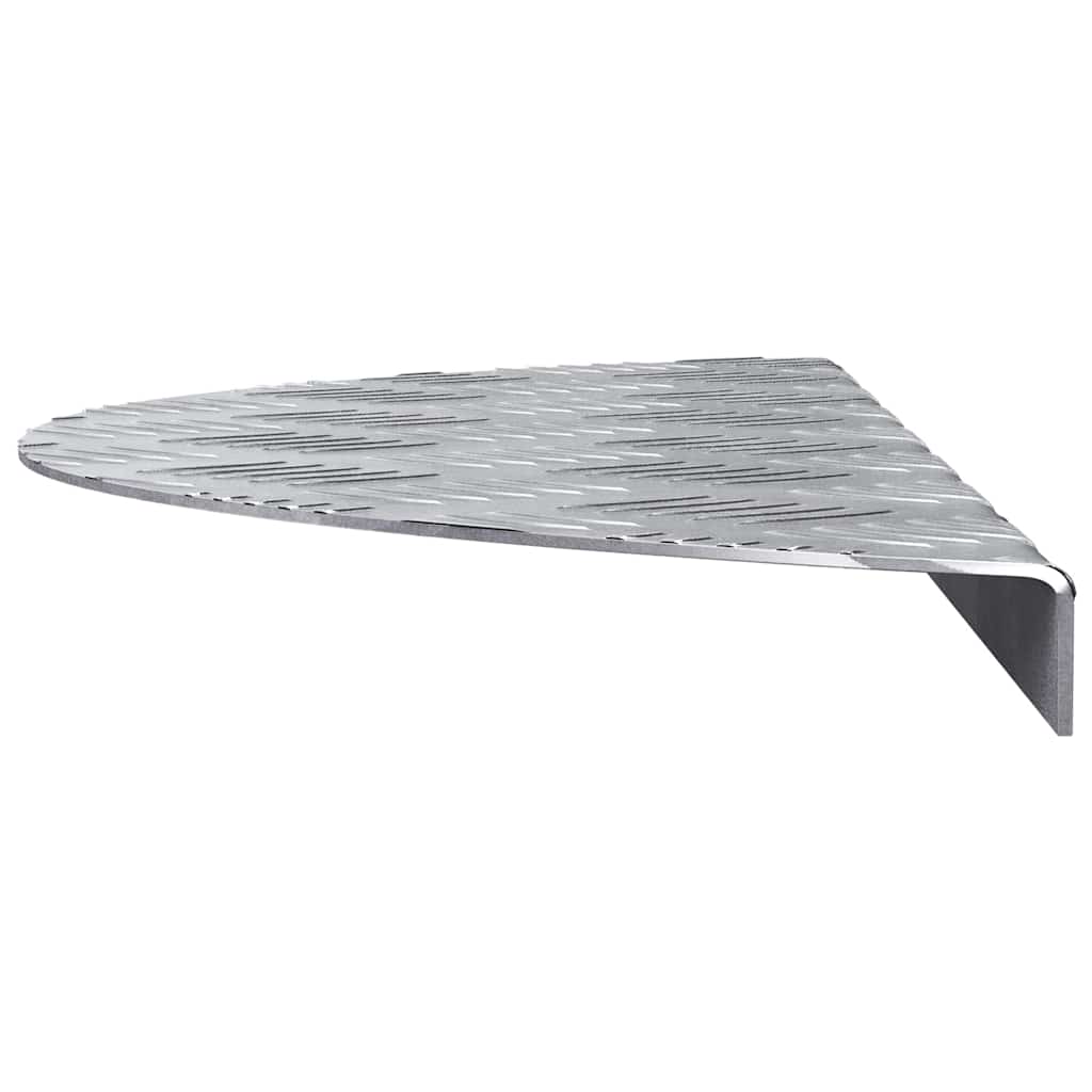 Checker plader 5 pcs Sølv 60 x 18 cm Aluminium