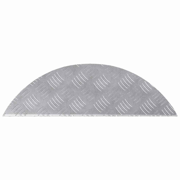 Checker plader 5 pcs Sølv 60 x 18 cm Aluminium