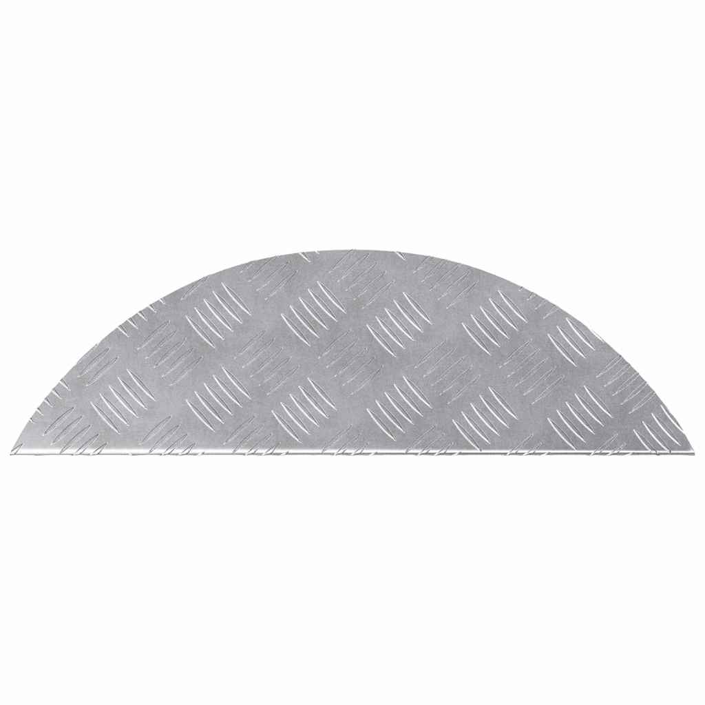 Checker plader 5 pcs Sølv 60 x 18 cm Aluminium