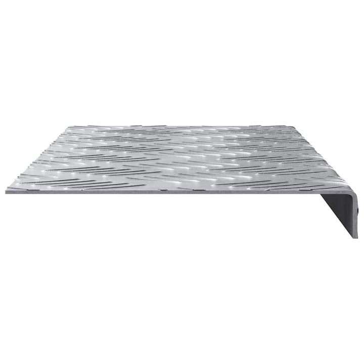 Checker plader 10 pcs Sølv 60 x 18 cm Aluminium