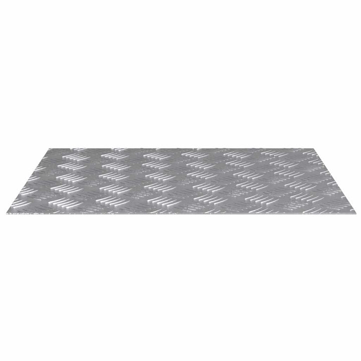 Checker plader 4 pcs Sølv 60 x 50 cm Aluminium