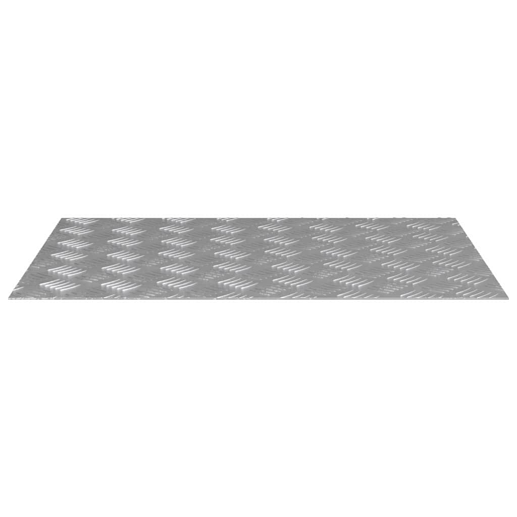 Checker plader 4 pcs Sølv 70 x 50 cm Aluminium