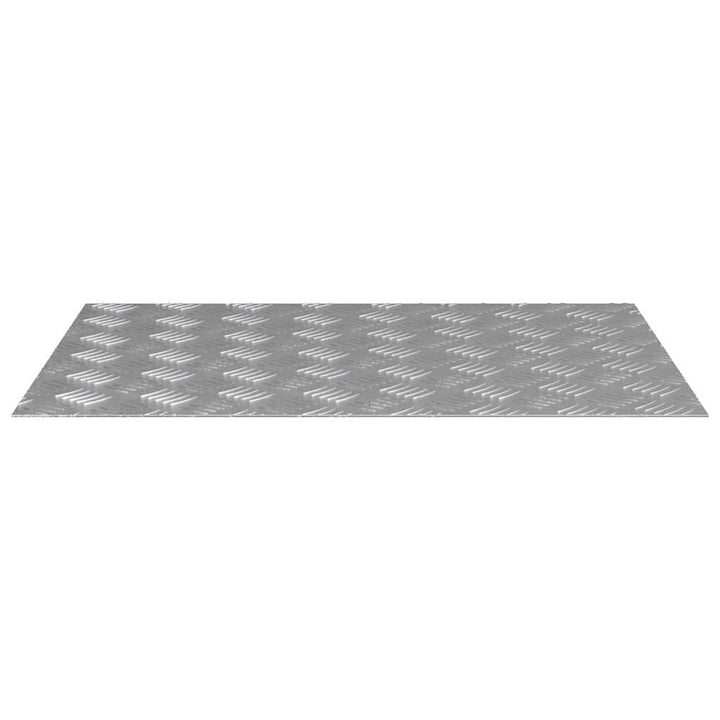 Checker plader 4 pcs Sølv 70 x 50 cm Aluminium