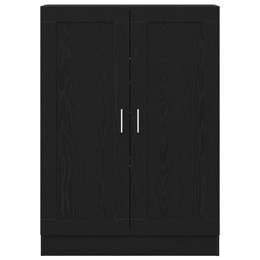 Bogskab Sort eg 82.5 x 30.5 x 115 cm Konstrueret træ