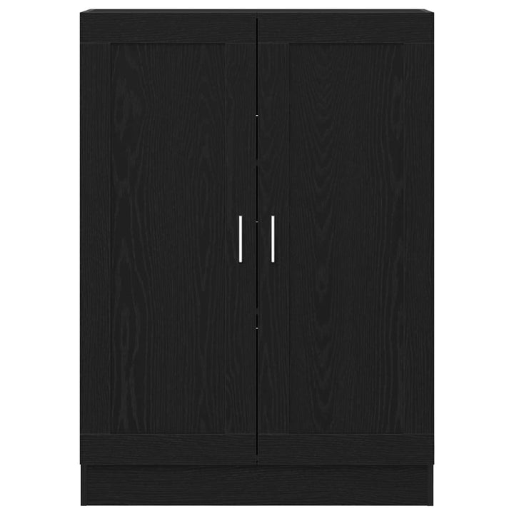 Bogskab Sort eg 82.5 x 30.5 x 115 cm Konstrueret træ