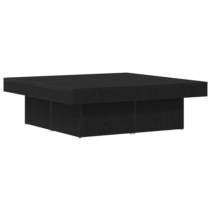 Sofabord Sort eg 90 x 90 x 28 cm Konstrueret træ