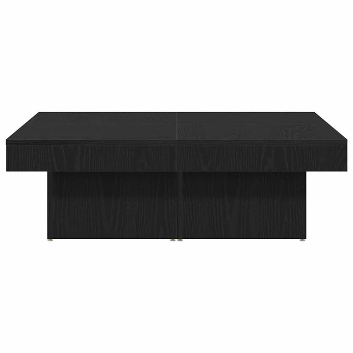 Sofabord Sort eg 90 x 90 x 28 cm Konstrueret træ