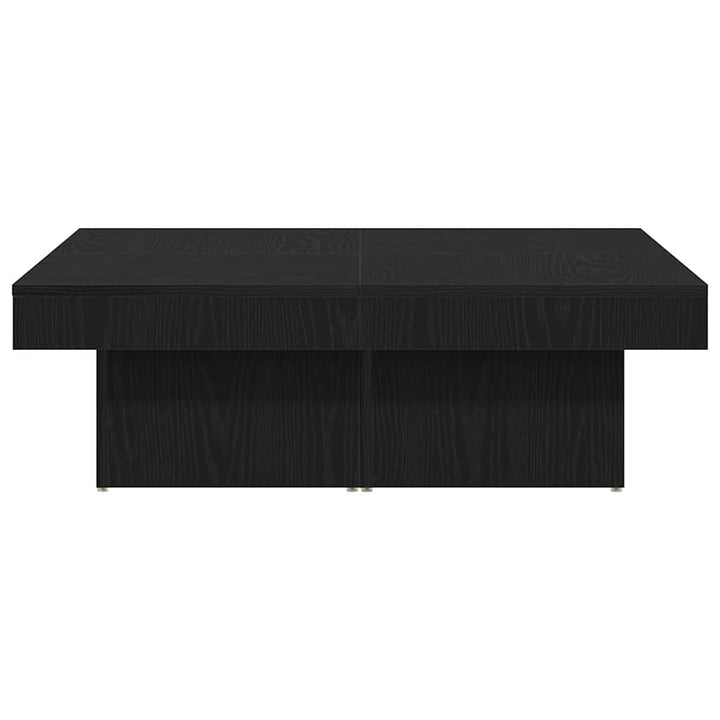 Sofabord Sort eg 90 x 90 x 28 cm Konstrueret træ