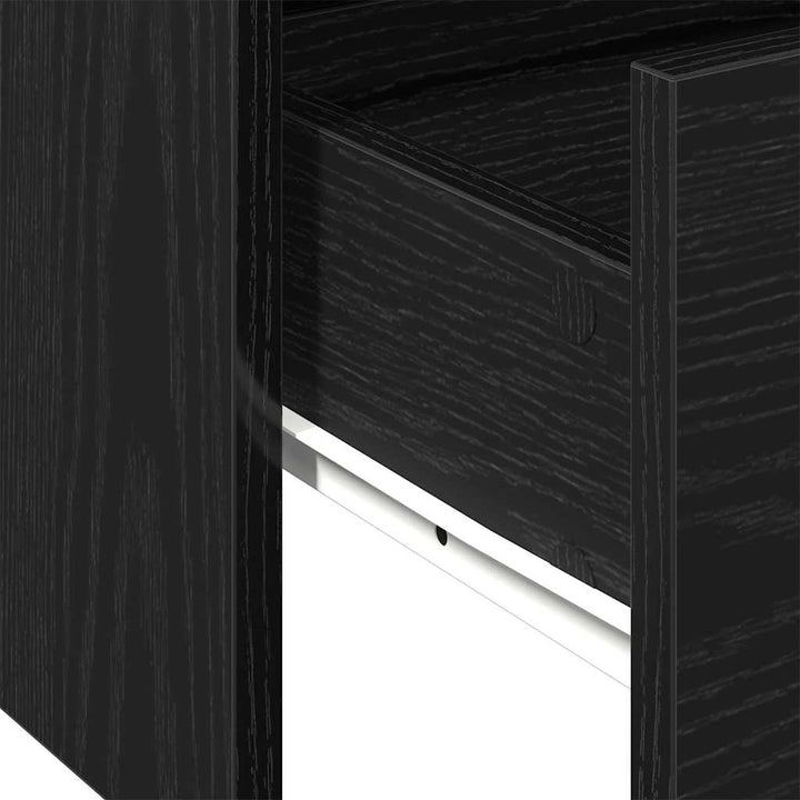 Sofabord with Drawer Sort eg 102 x 55 x 43,5 cm Konstrueret træ