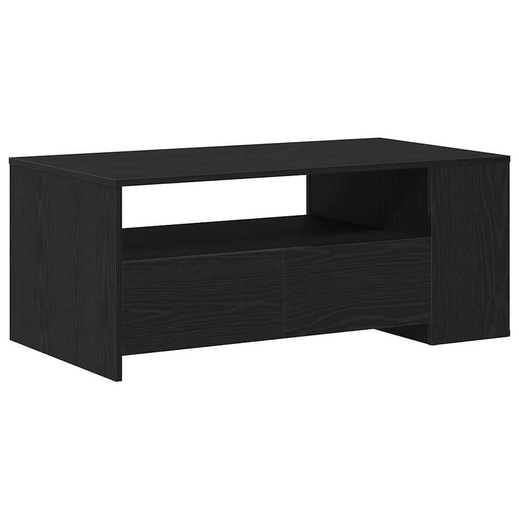 Sofabord with Drawer Sort eg 102 x 55 x 43,5 cm Konstrueret træ