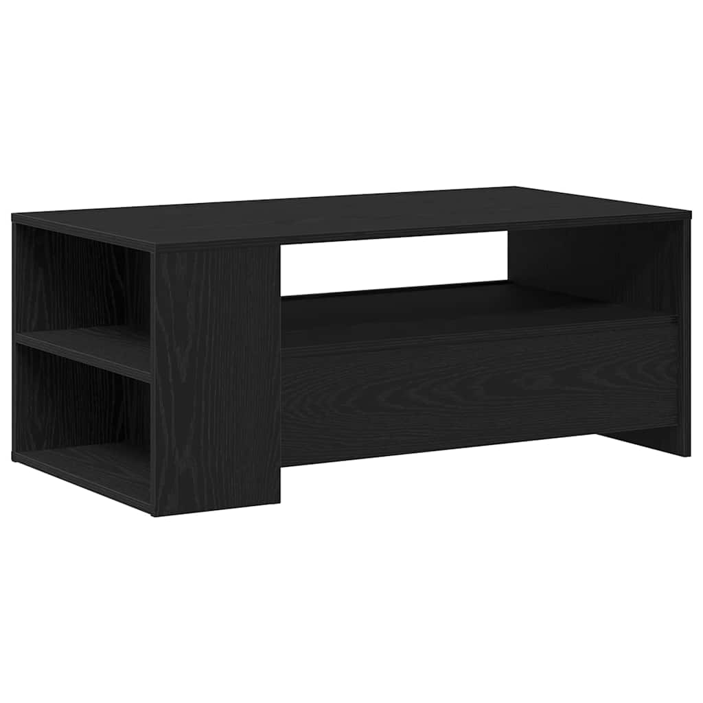 Sofabord with Drawer Sort eg 102 x 55 x 43,5 cm Konstrueret træ