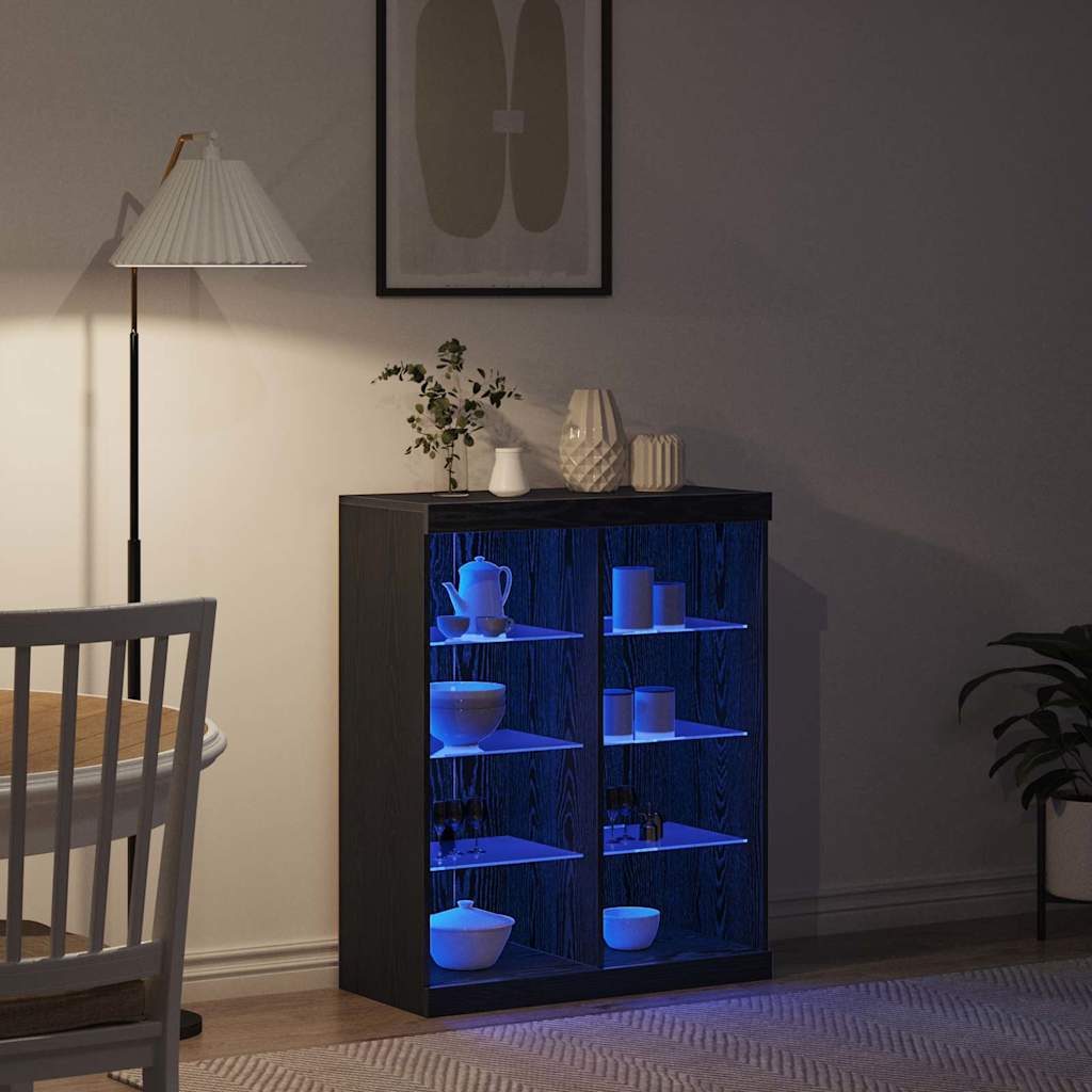 Sideboard Sort eg 41 x 37 x 100 cm Konstrueret træ