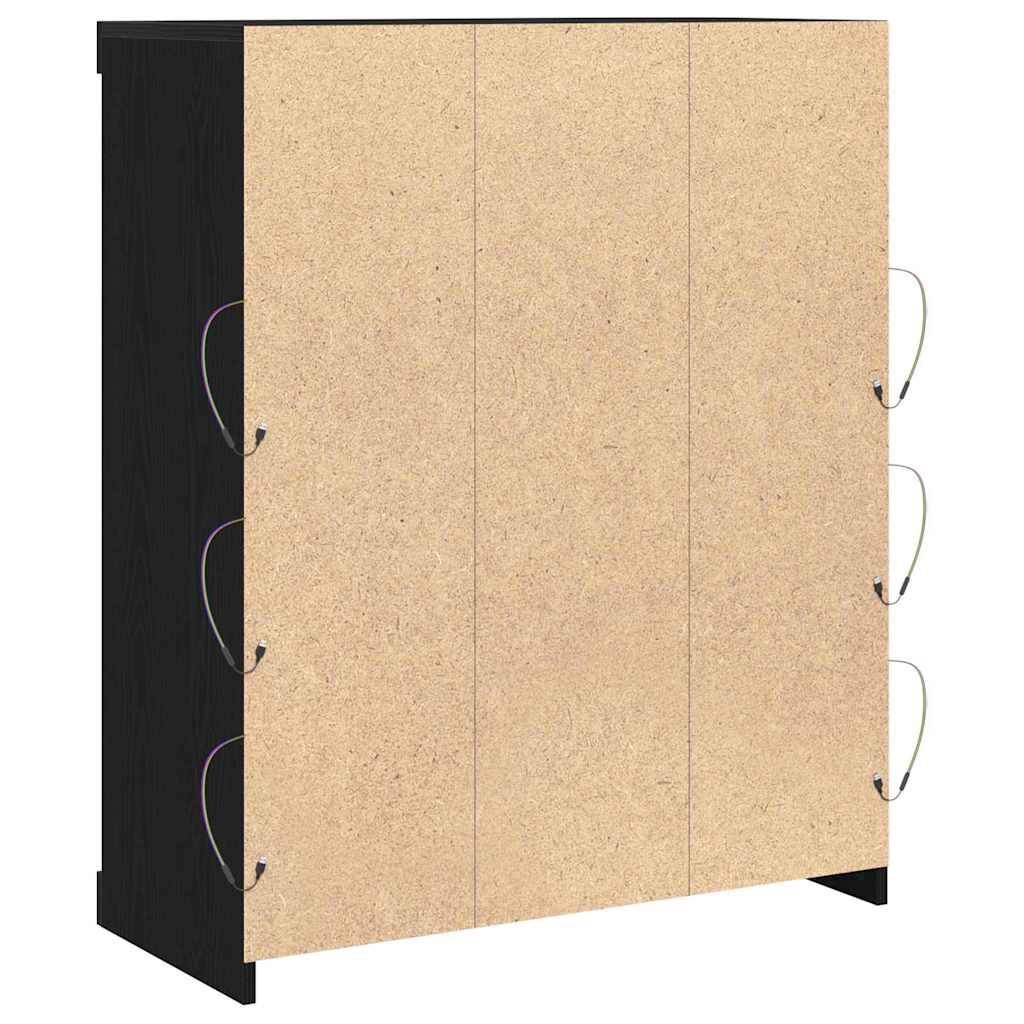 Sideboard Sort eg 41 x 37 x 100 cm Konstrueret træ