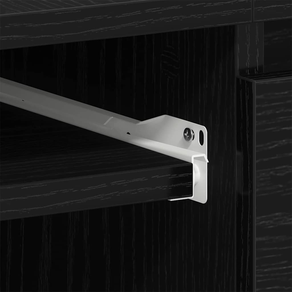 Bord Sort eg 140 x 50 x 76 cm Konstrueret træ