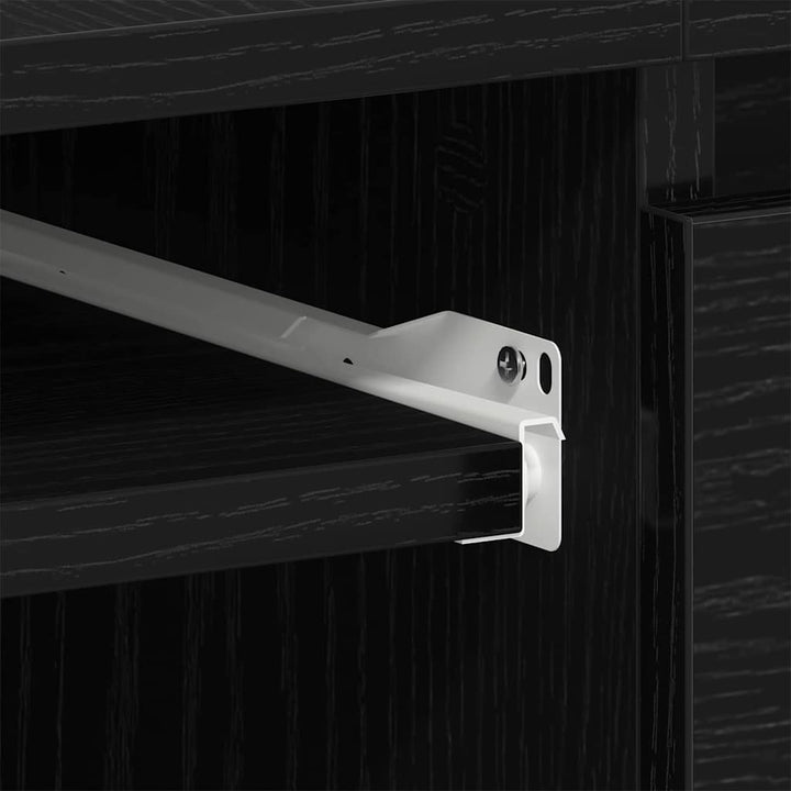 Bord Sort eg 140 x 50 x 76 cm Konstrueret træ