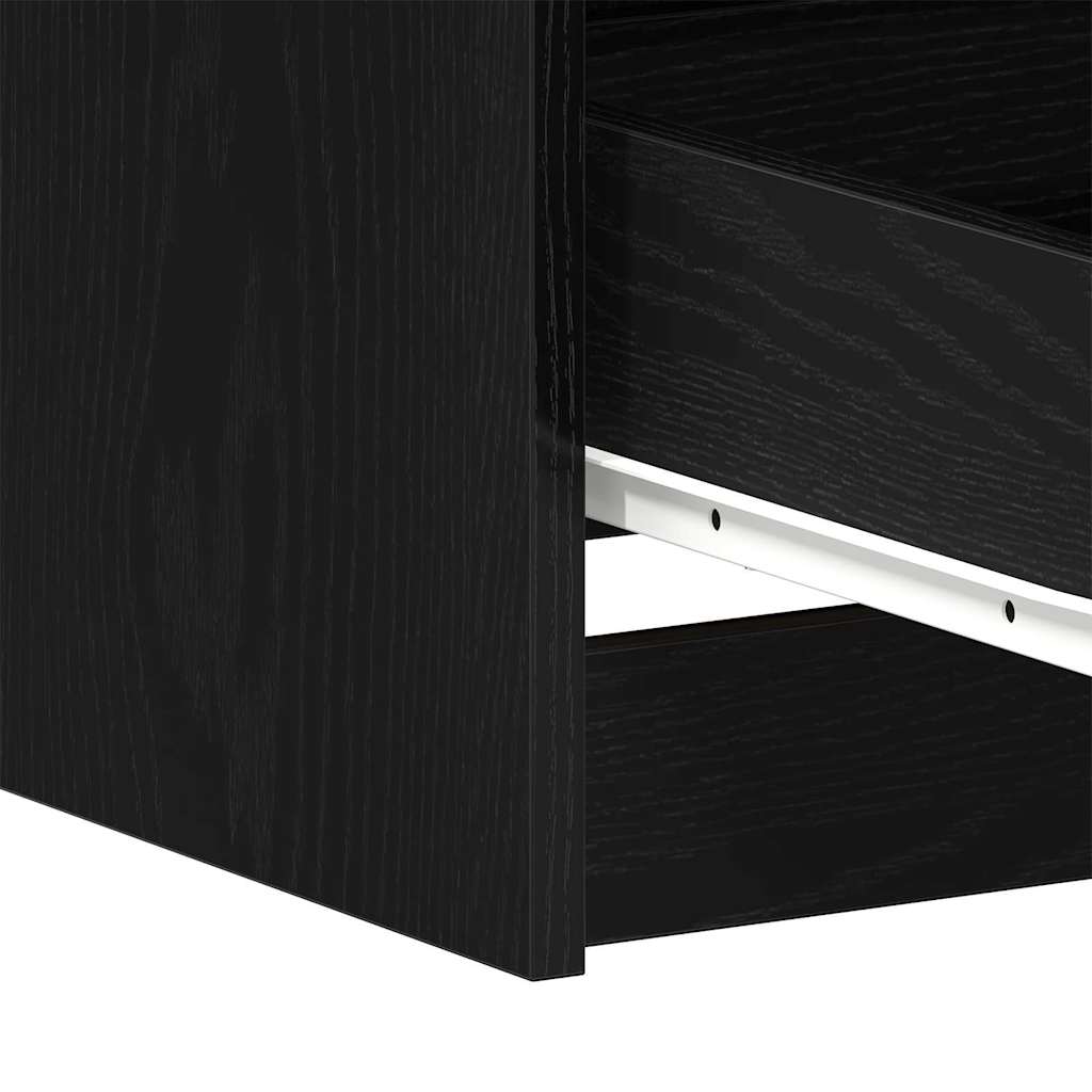 Bord Sort eg 140 x 50 x 76 cm Konstrueret træ