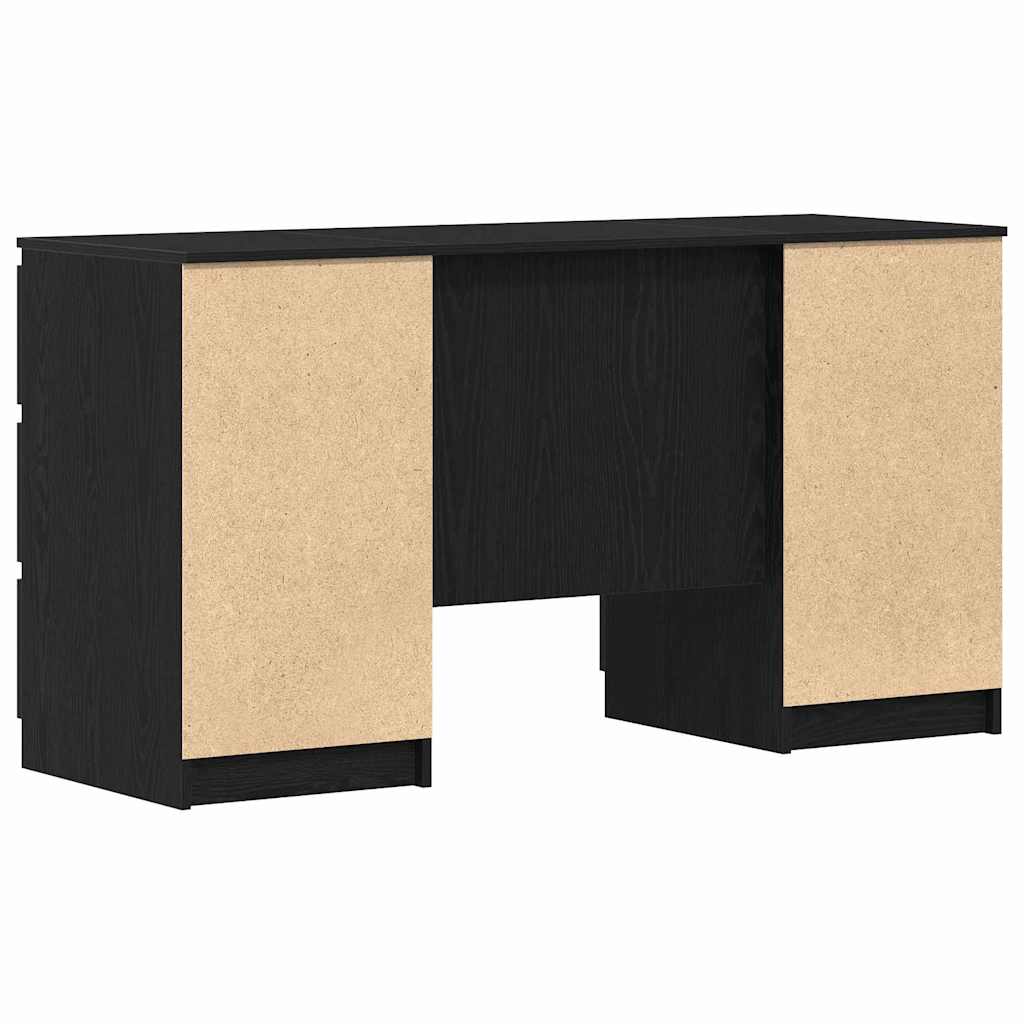 Bord Sort eg 140 x 50 x 76 cm Konstrueret træ