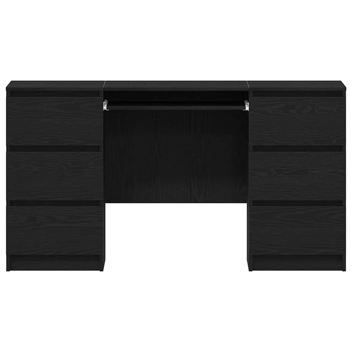 Bord Sort eg 140 x 50 x 76 cm Konstrueret træ