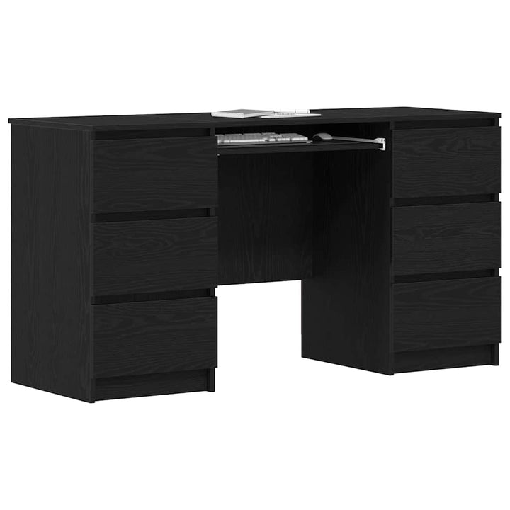 Bord Sort eg 140 x 50 x 76 cm Konstrueret træ
