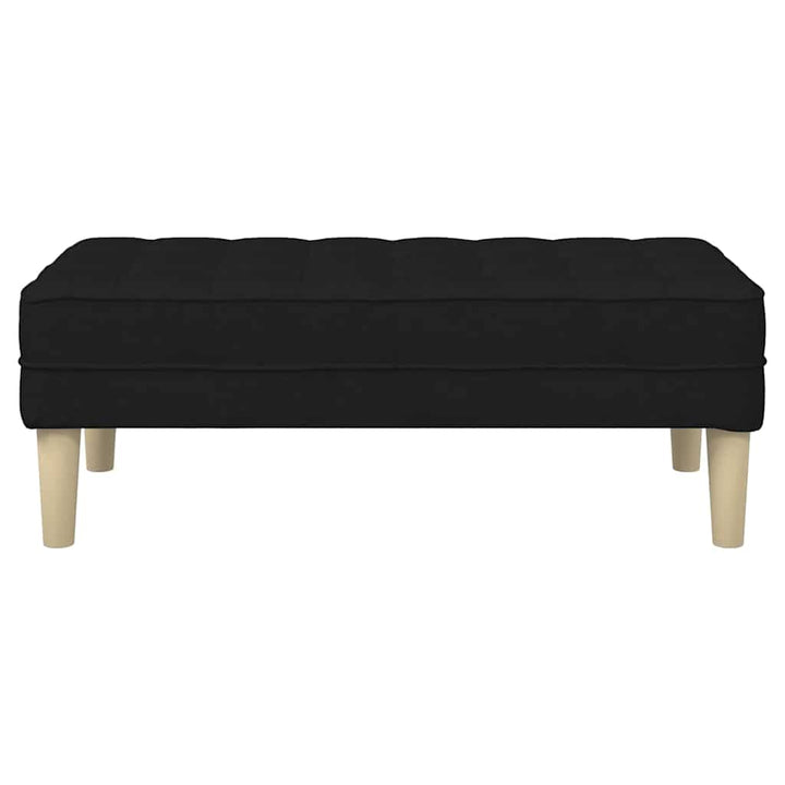 bænk Sort 113 x 57 x 39 cm Stof