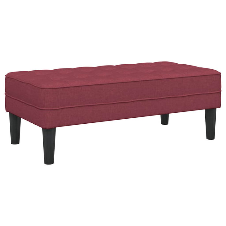bænk Vinrød 113 x 57 x 39 cm Stof