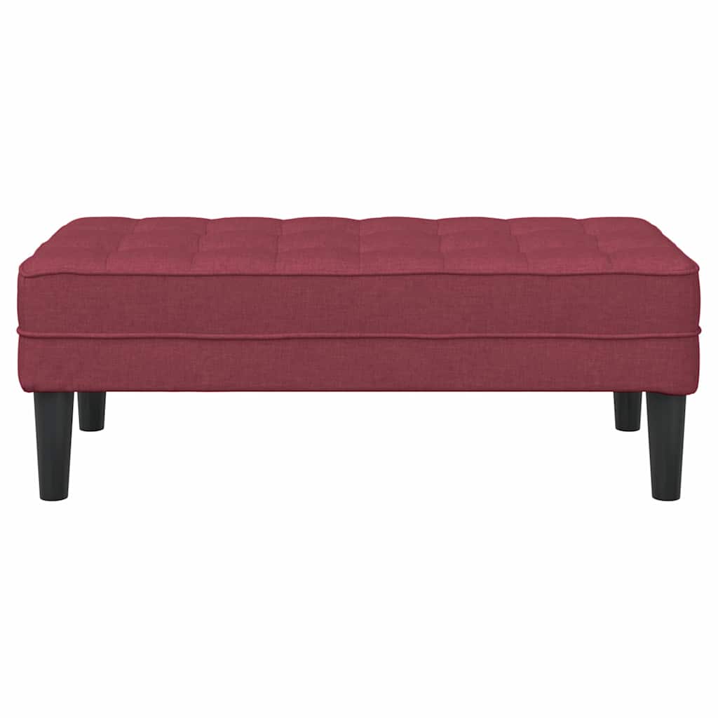 bænk Vinrød 113 x 57 x 39 cm Stof