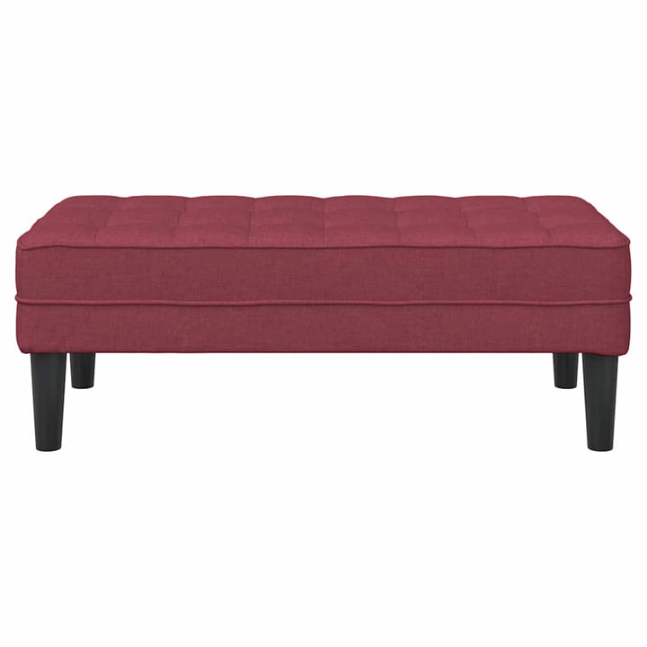 bænk Vinrød 113 x 57 x 39 cm Stof