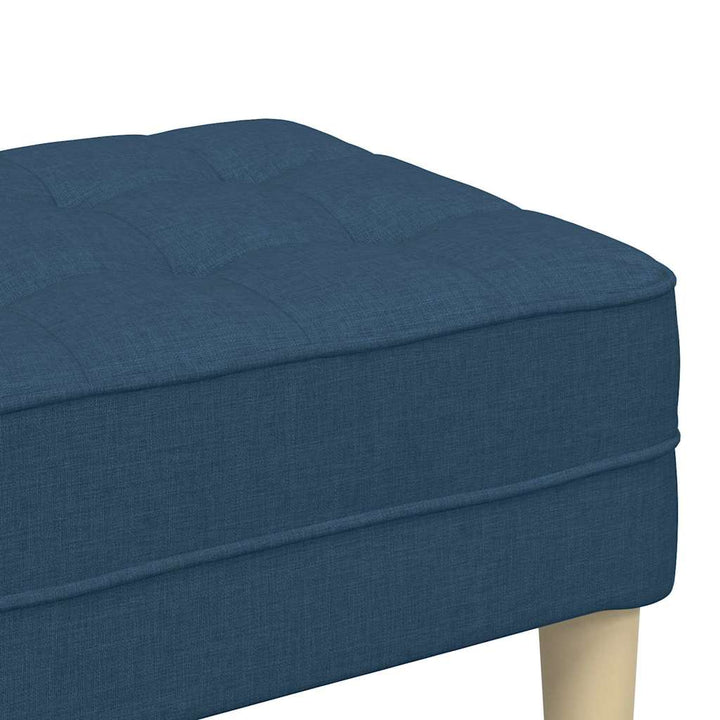 bænk Blå 113 x 57 x 39 cm Stof