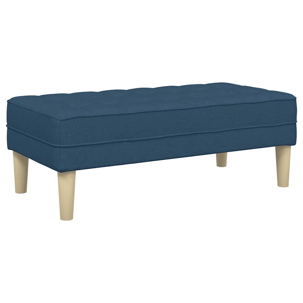 bænk Blå 113 x 57 x 39 cm Stof