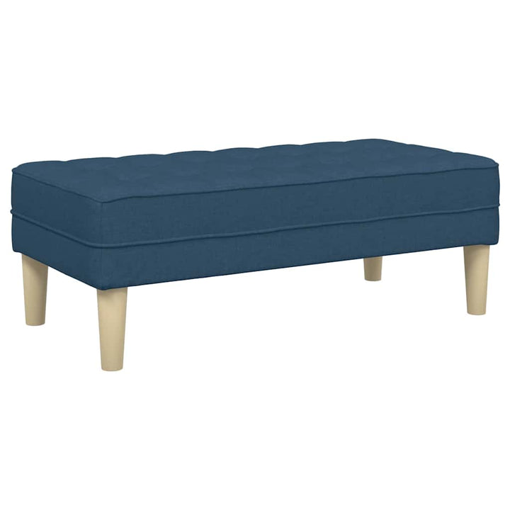 bænk Blå 113 x 57 x 39 cm Stof