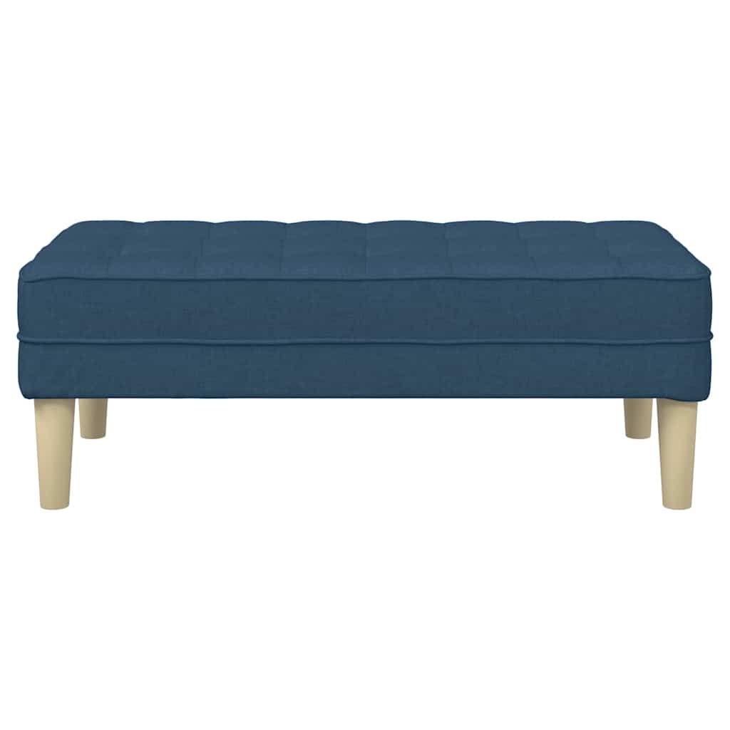 bænk Blå 113 x 57 x 39 cm Stof
