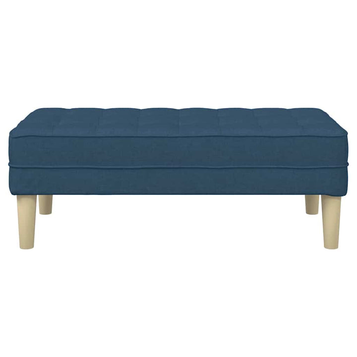 bænk Blå 113 x 57 x 39 cm Stof