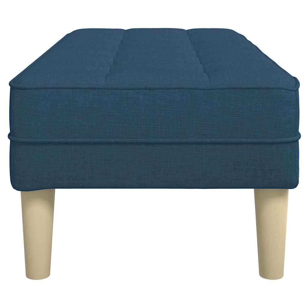 bænk Blå 113 x 57 x 39 cm Stof