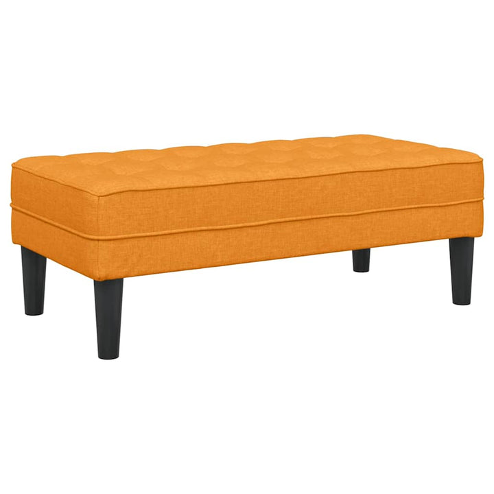 bænk Mørk Gul 113 x 57 x 39 cm Stof