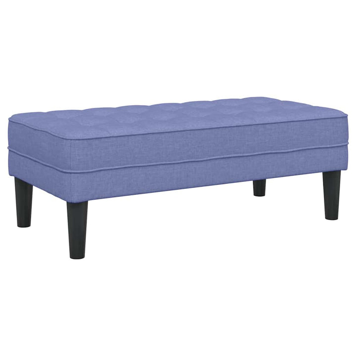 bænk Jeans Blå 113 x 57 x 39 cm Stof