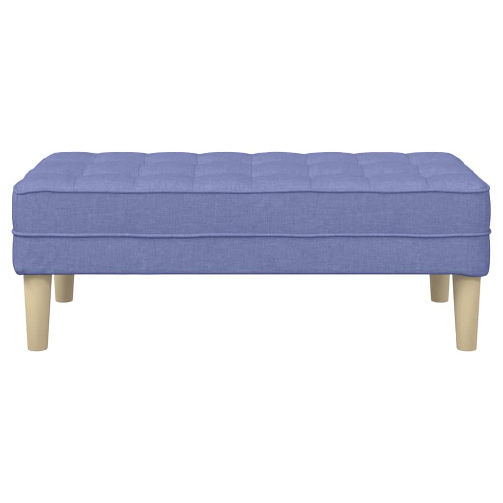 bænk Jeans Blå 113 x 57 x 39 cm Stof