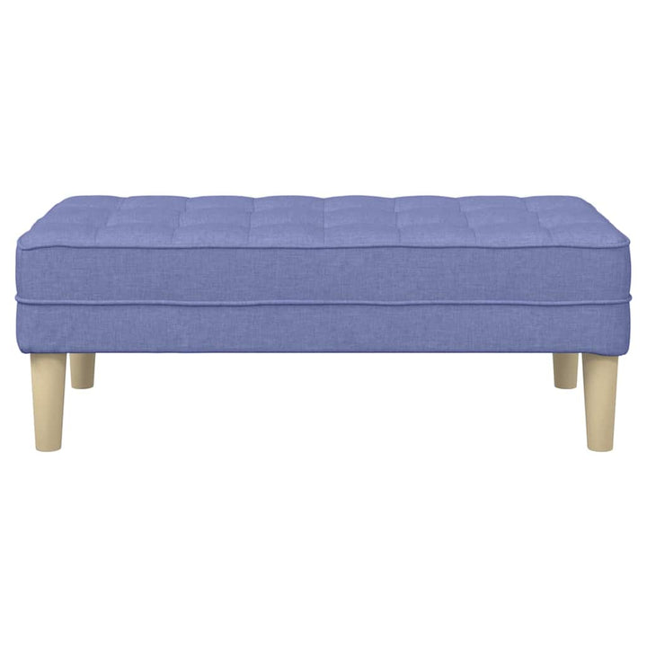bænk Jeans Blå 113 x 57 x 39 cm Stof