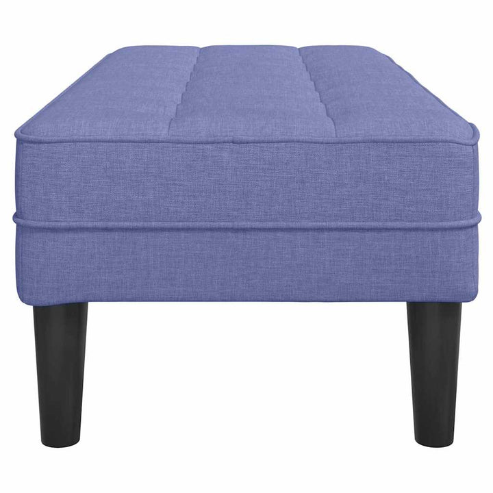 bænk Jeans Blå 113 x 57 x 39 cm Stof
