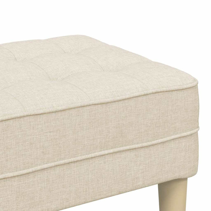 bænk Linned 113 x 57 x 39 cm Stof