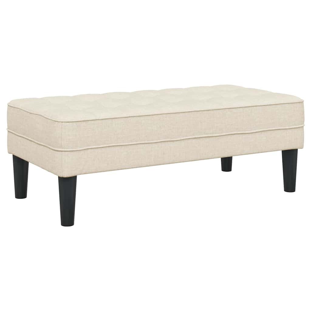 bænk Linned 113 x 57 x 39 cm Stof