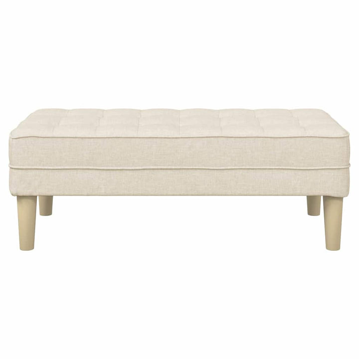 bænk Linned 113 x 57 x 39 cm Stof