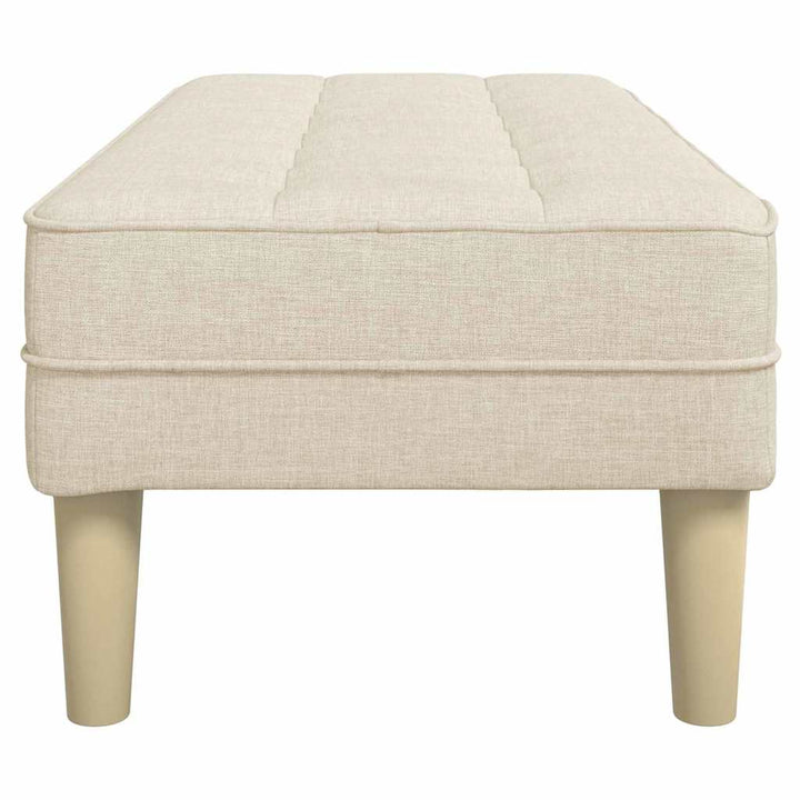 bænk Linned 113 x 57 x 39 cm Stof