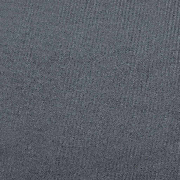 bænk Mørkegrå 113 x 57 x 39 cm Fløjl