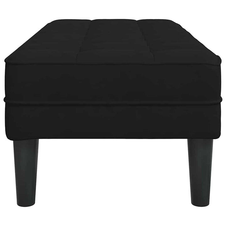 bænk Sort 113 x 57 x 39 cm Fløjl