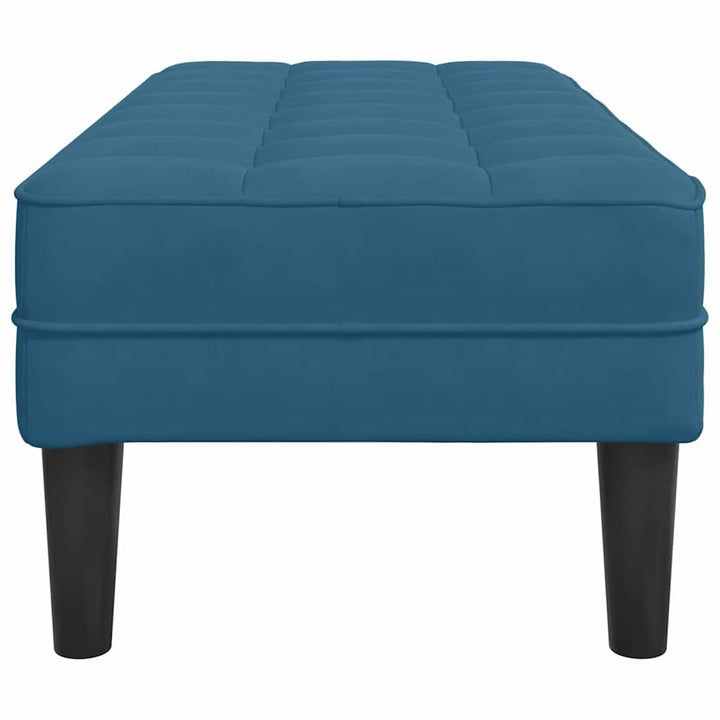 bænk Blå 113 x 57 x 39 cm Fløjl