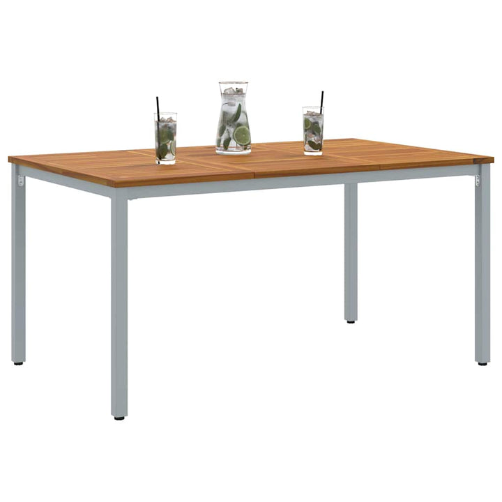 Udendørs borde Naturlig og Grå 150 x 90 x 75 cm